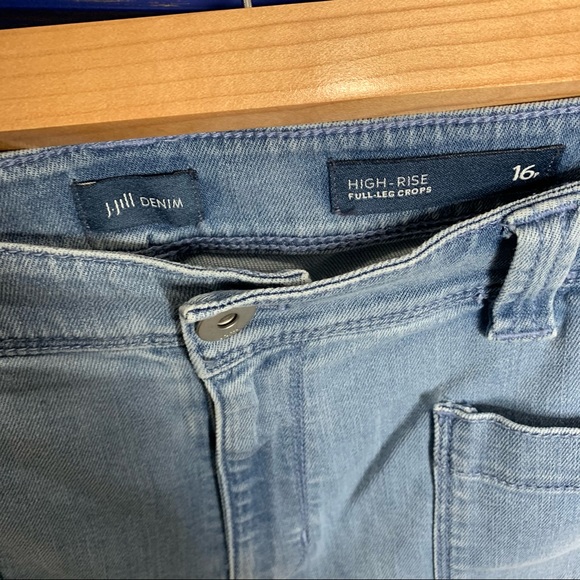J.Jill Capri Jeans Stretch Cropped High Rise 16P - Picture 2 of 4